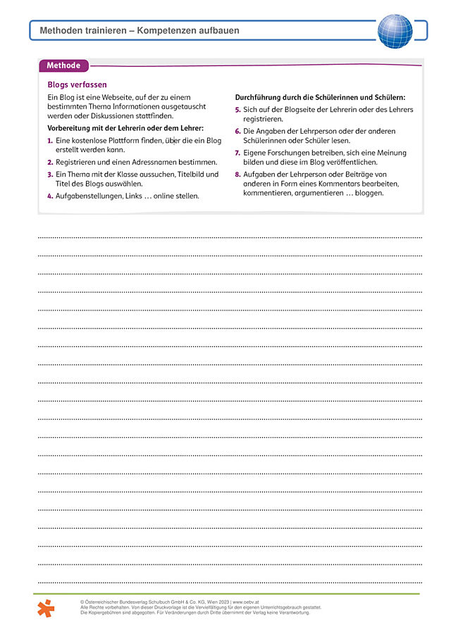 Blogs verfassen