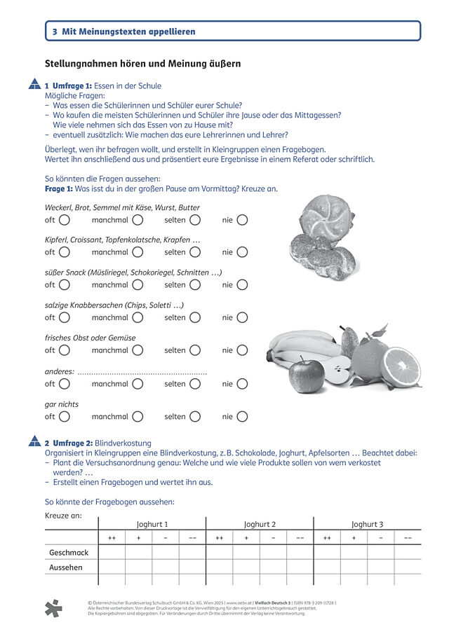 Meinung äußern 2