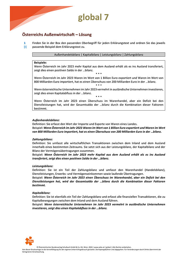 Österreichs Außenwirtschaft