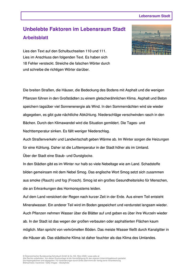 Unbelebte Faktoren