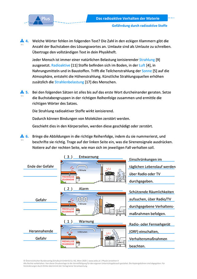 Gefährdung durch radioaktive Stoffe