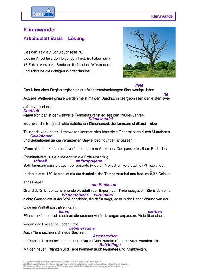 Klimawandel
