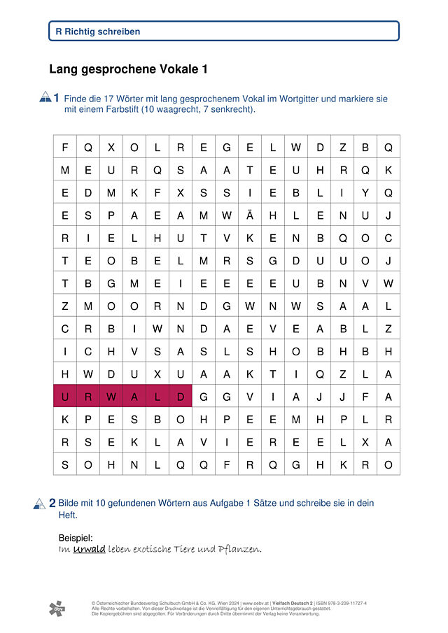 Lange Vokale 1