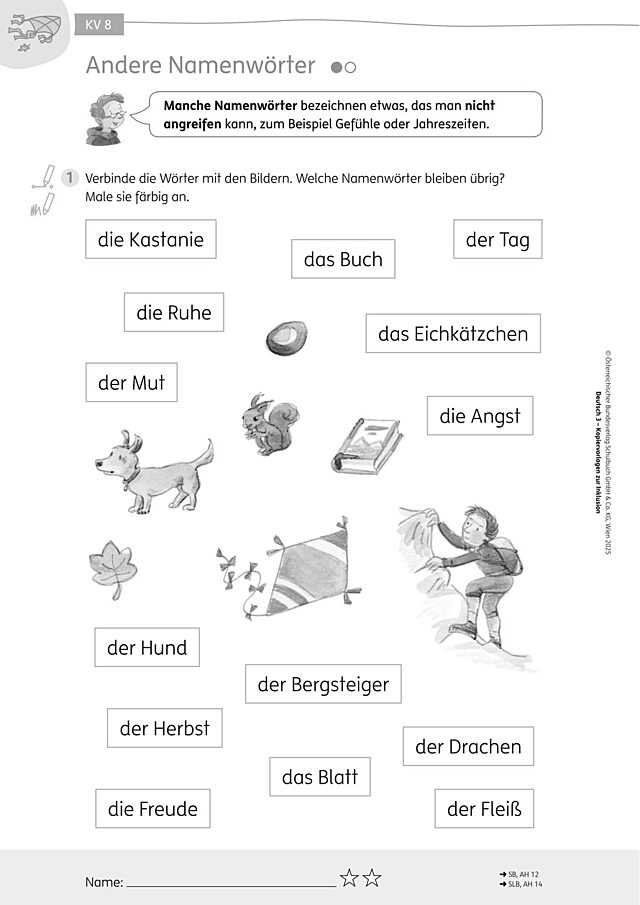 Andere Namenwörter
