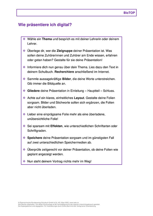 Wie präsentiere ich digital?