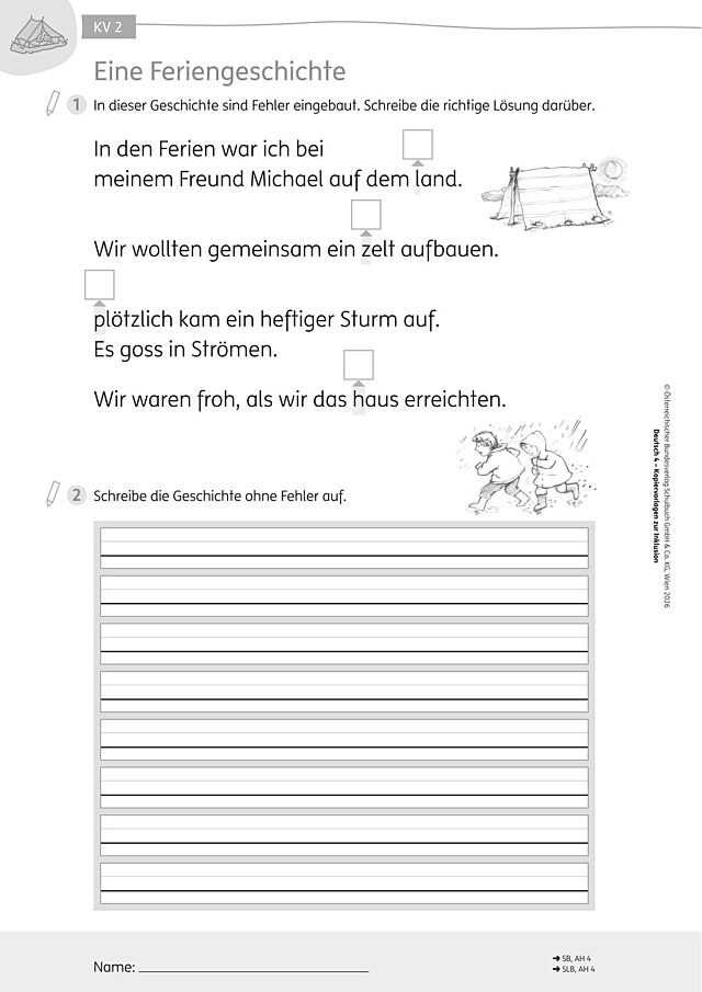KV2 Eine Feriengeschichte
