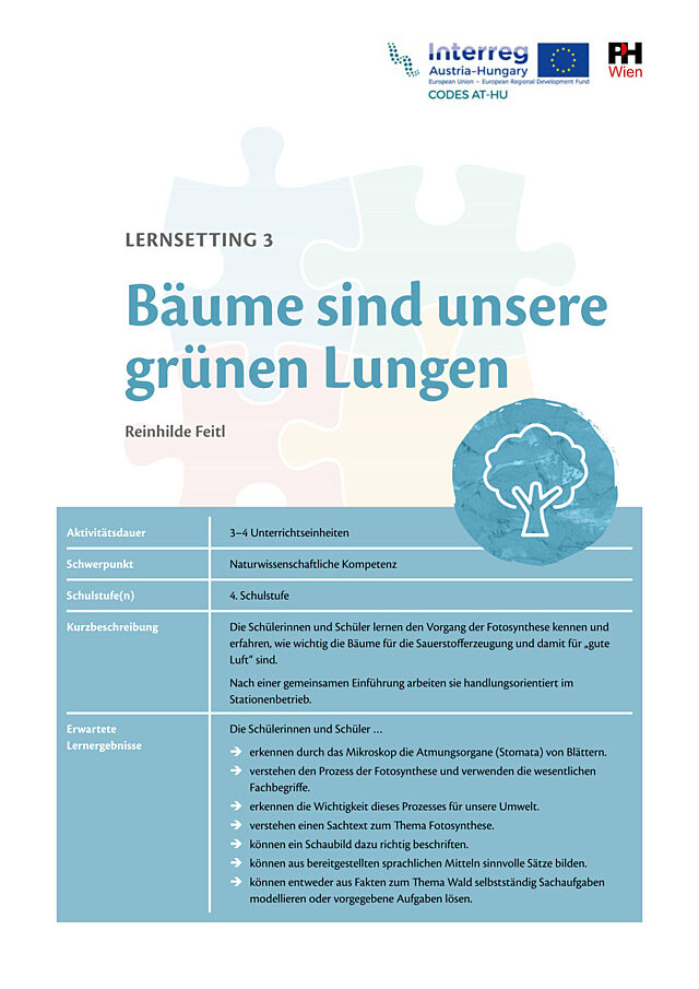 Bäume sind unsere grüne Lunge