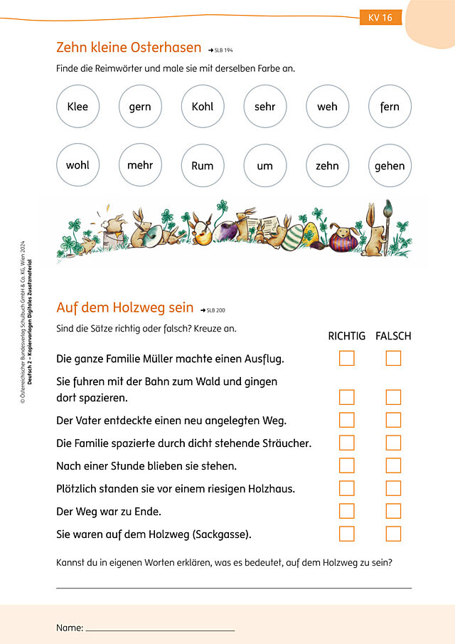 Arbeitsblatt 16
