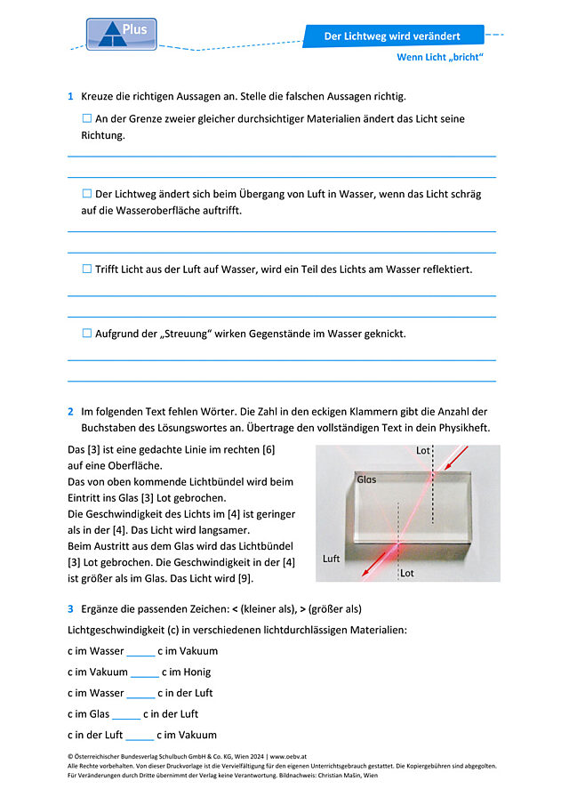 Lichtbrechung