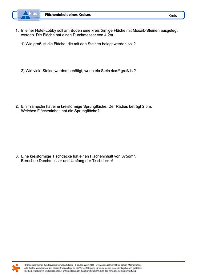 Flächeninhalt eines Kreises