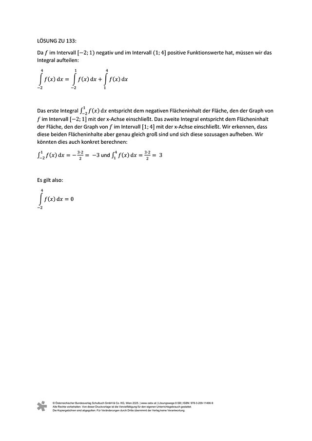 Lösung zu 133