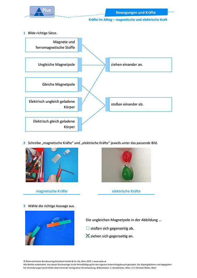 Magnetische und elektrische Kraft