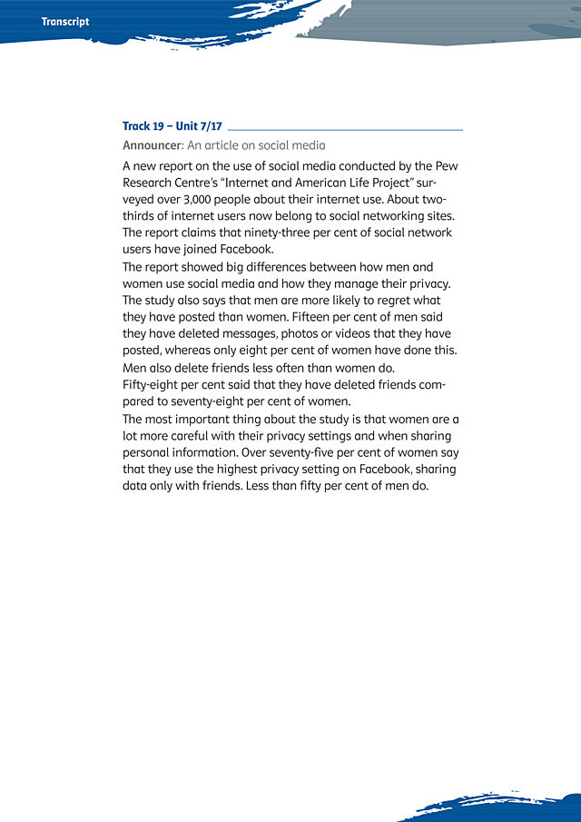 An article on social media