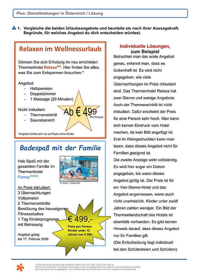 Dienstleistungen Österreich