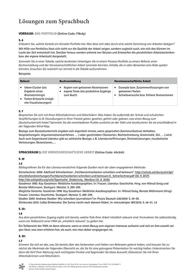 Das Portfolio