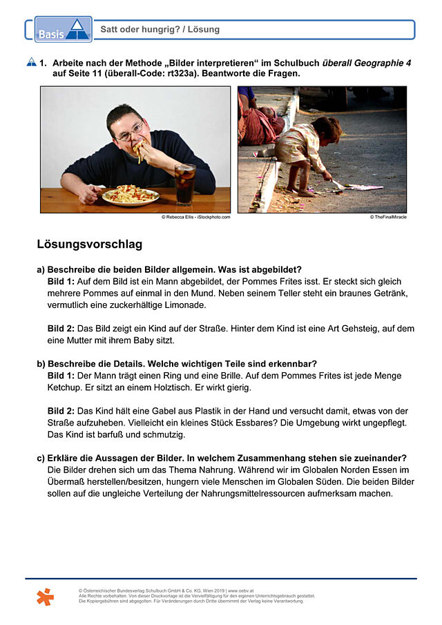 Satt oder hungrig?