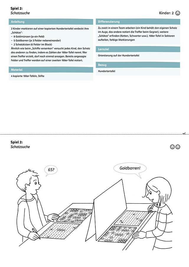 Spiel 2: Schatzsuche
