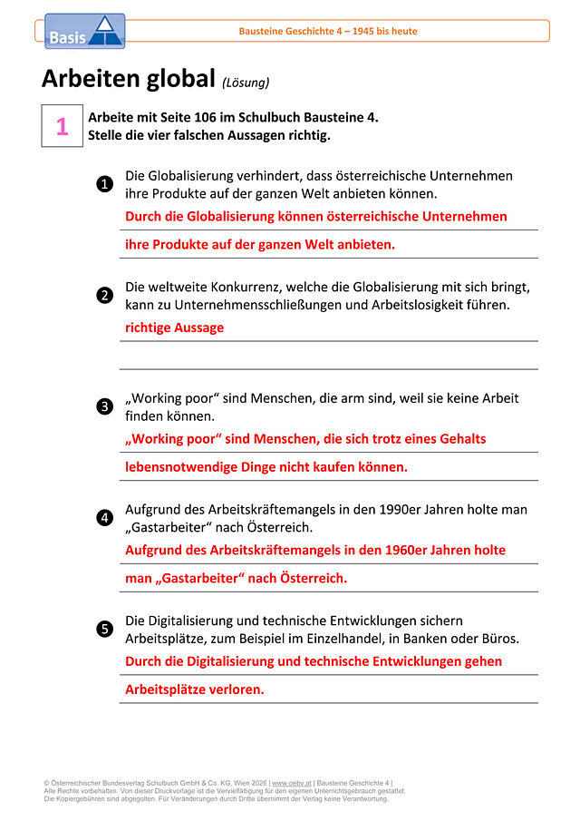 Arbeiten global