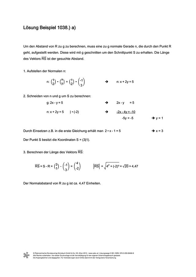 Beispiel 1038 a