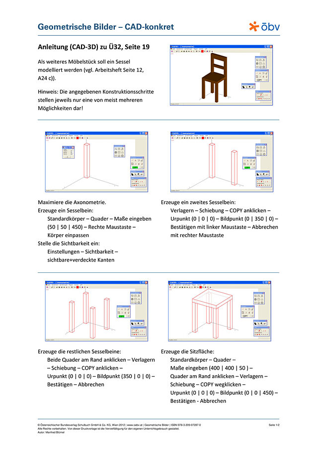 Anleitung (CAD-3D)