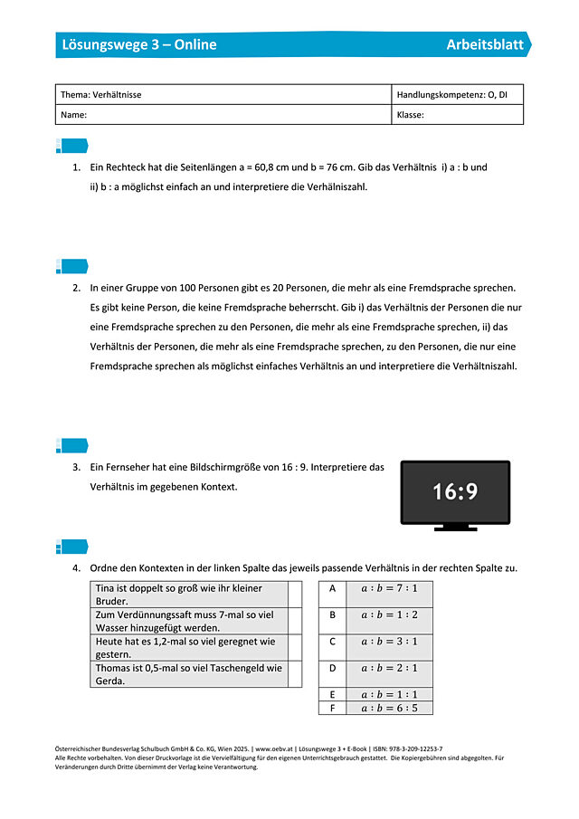 Verhältnisse 2