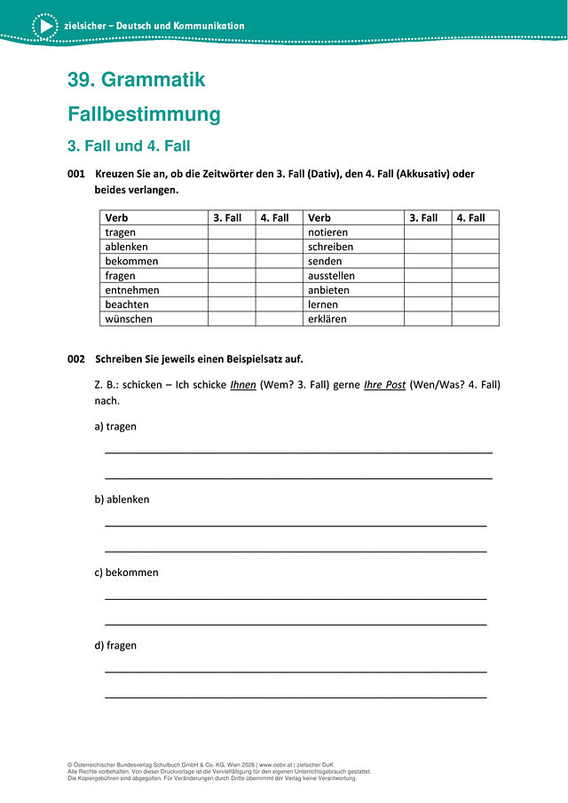 Fallbestimmung