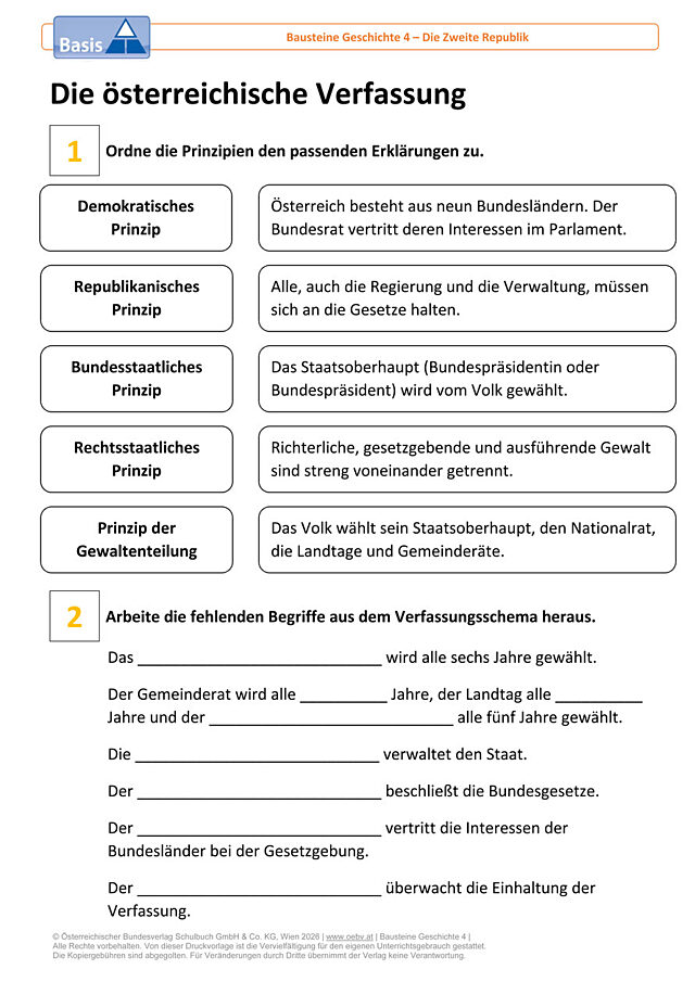Die österreichische Verfassung