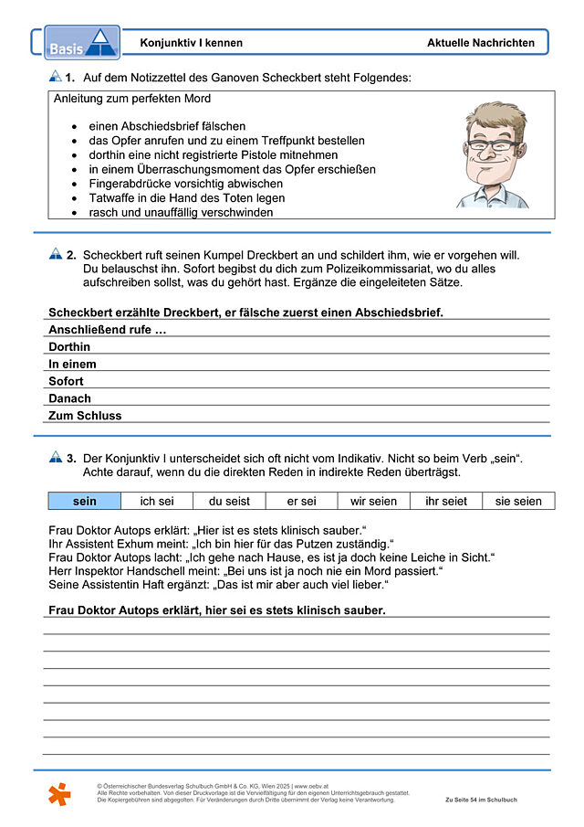 Konjunktiv I kennen