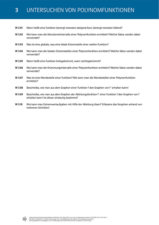 Kapitel 3: Fragen zum Grundwissen