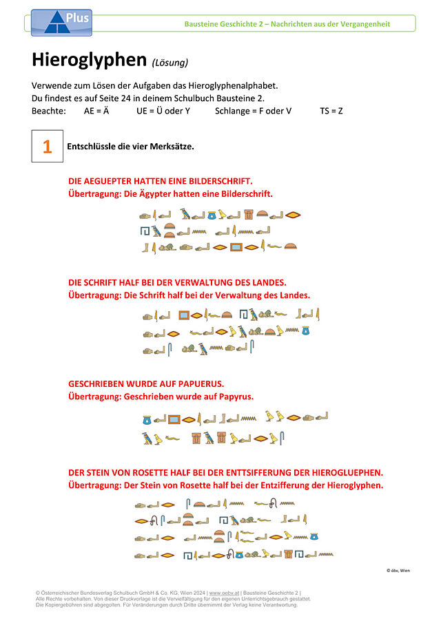 Hieroglyphen