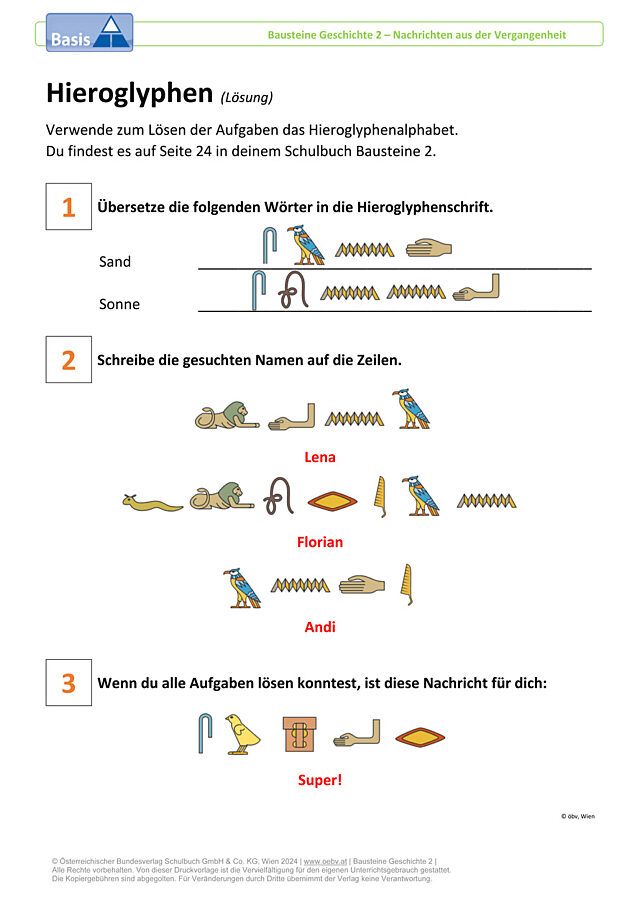 Hieroglyphen