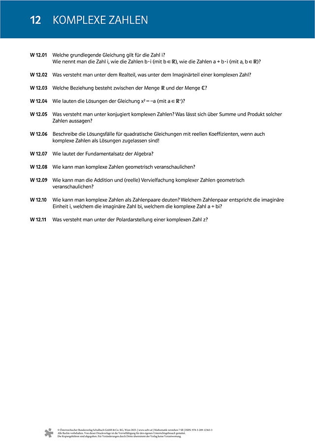 Kapitel 12: Fragen zum Grundwissen