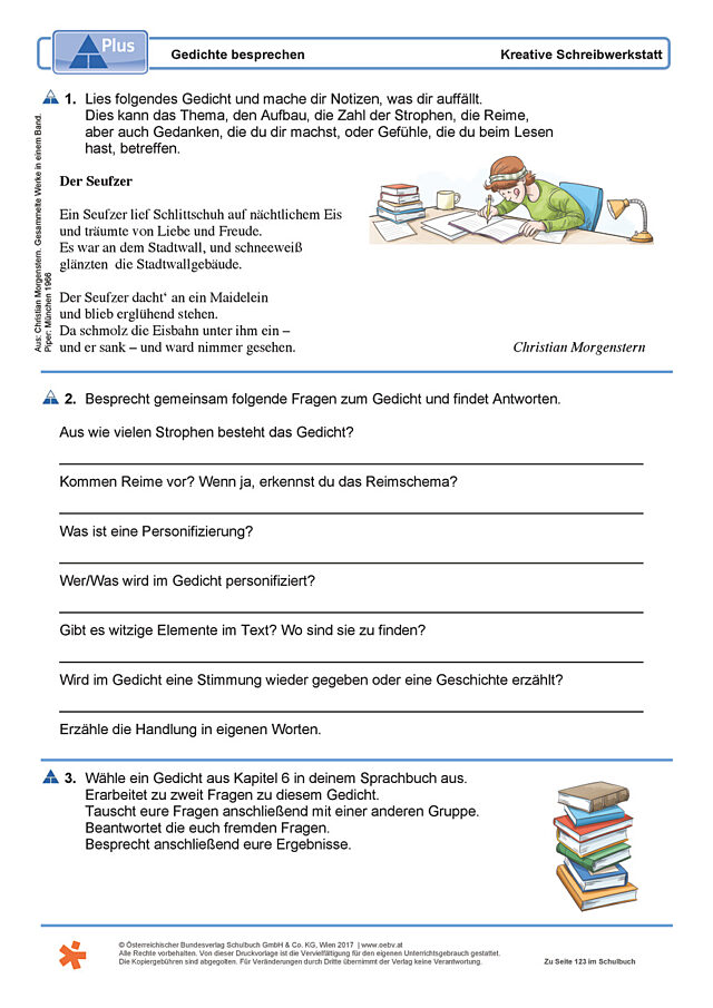 Gedichte besprechen