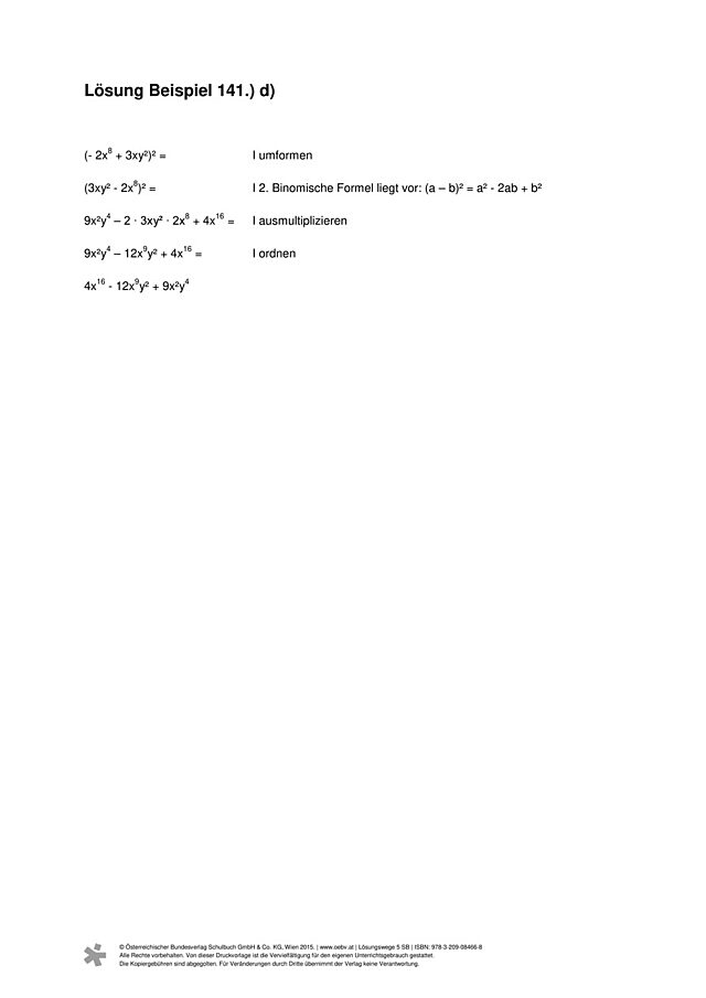 Beispiel 141 d
