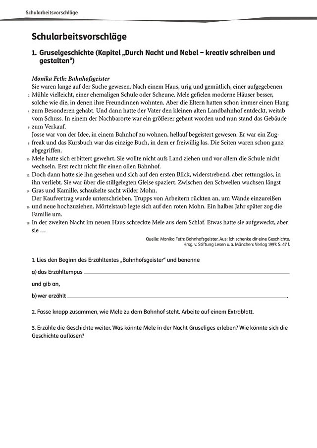 Schularbeitsvorschläge