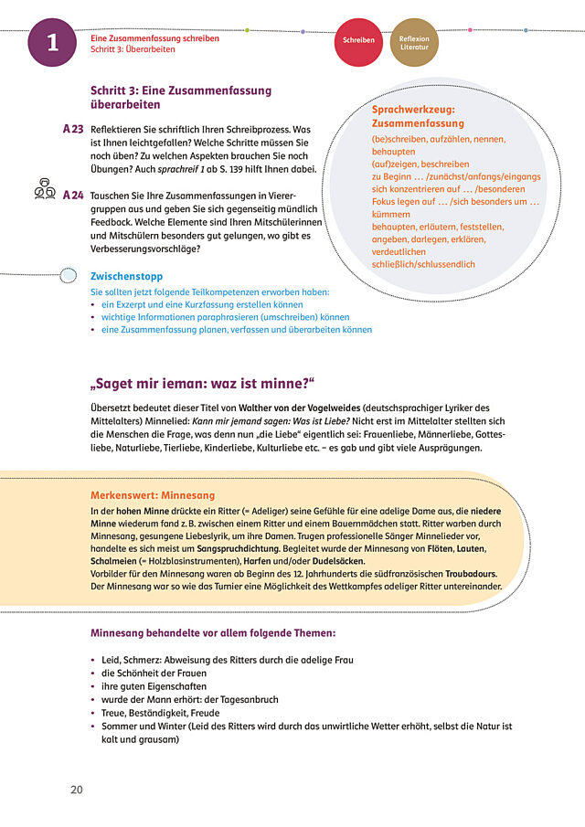 Informationen aus „sprachreif 2“ (HUM)