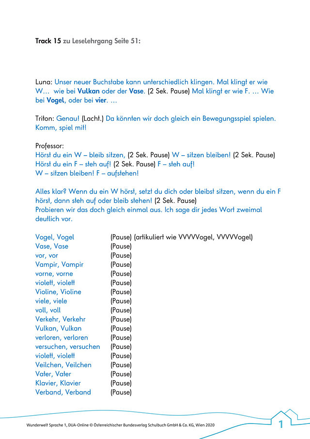 Track 15: Mal klingt er wie W