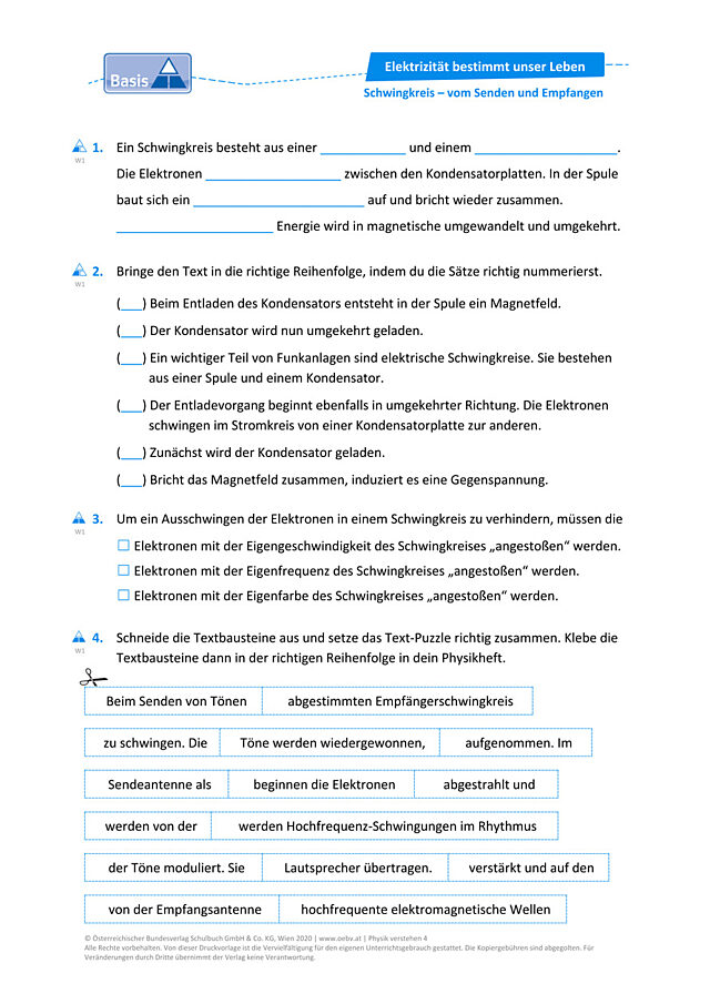 Schwingkreis – vom Senden und Empfangen