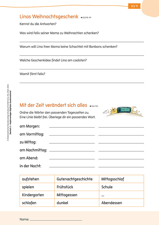 Arbeitsblatt 9