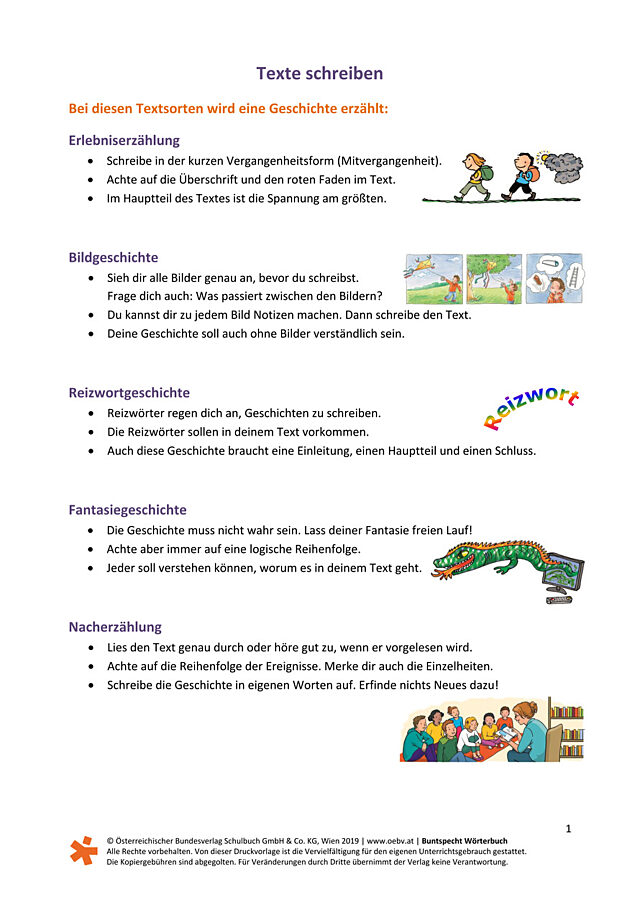 Textsorten-Überblick