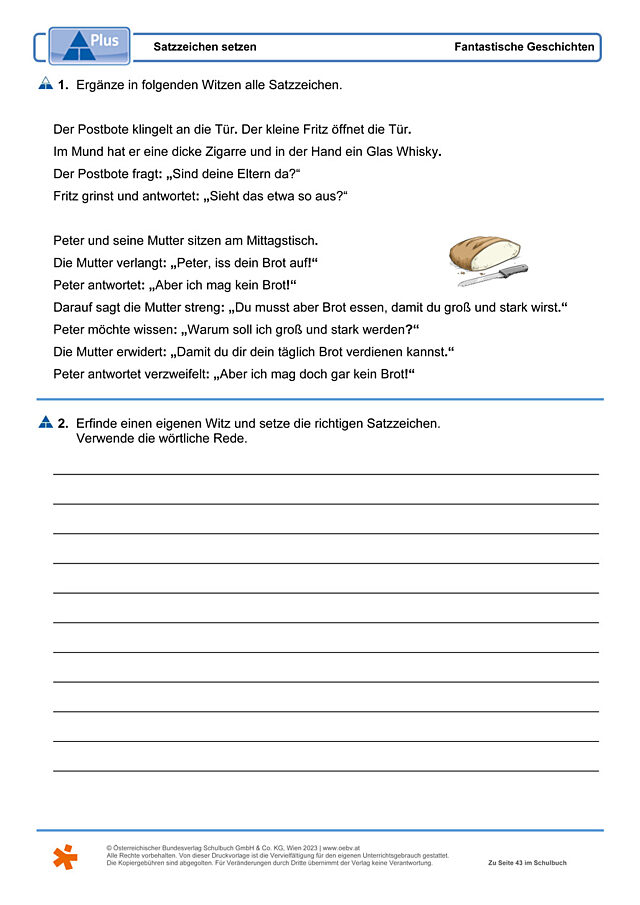 Satzzeichen setzen