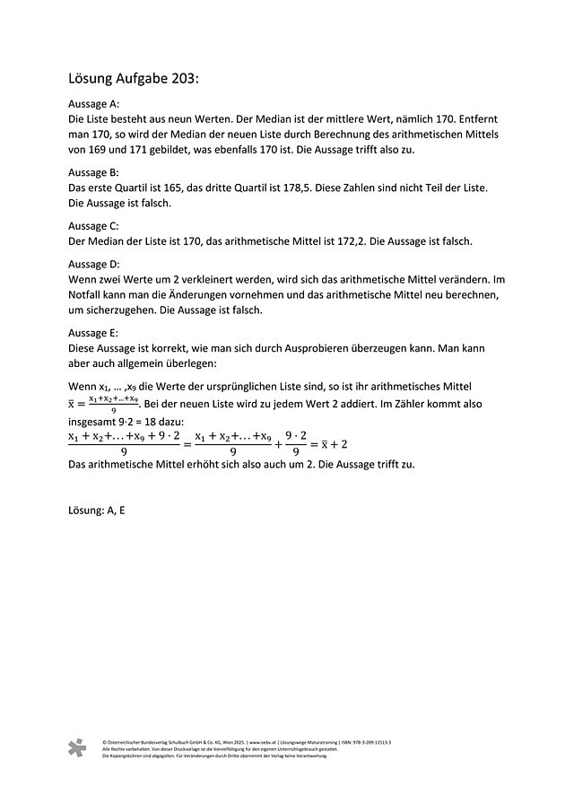 zu Aufgabe 203