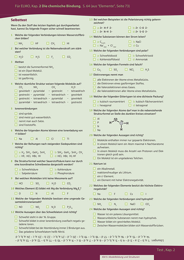 Selbsttest Kapitel 2
