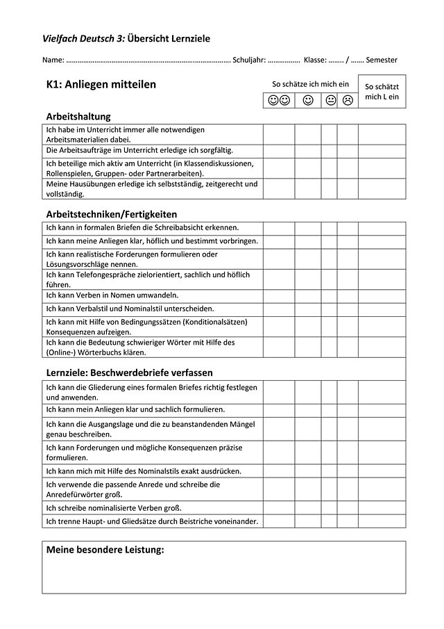 Lernziele Kapitel 1
