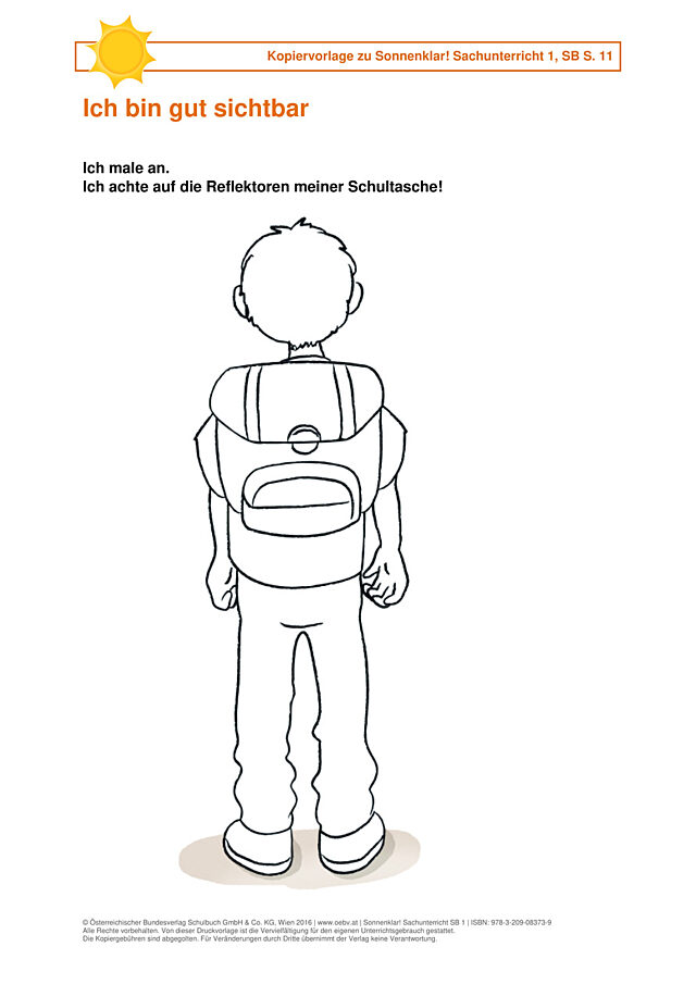 Ich bin gut sichtbar