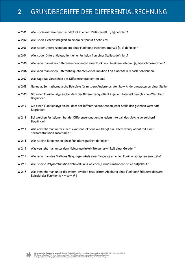 Kapitel 2: Fragen zum Grundwissen