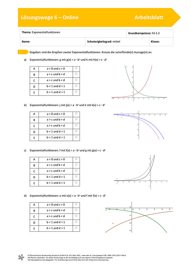 Exponentialfunktionen