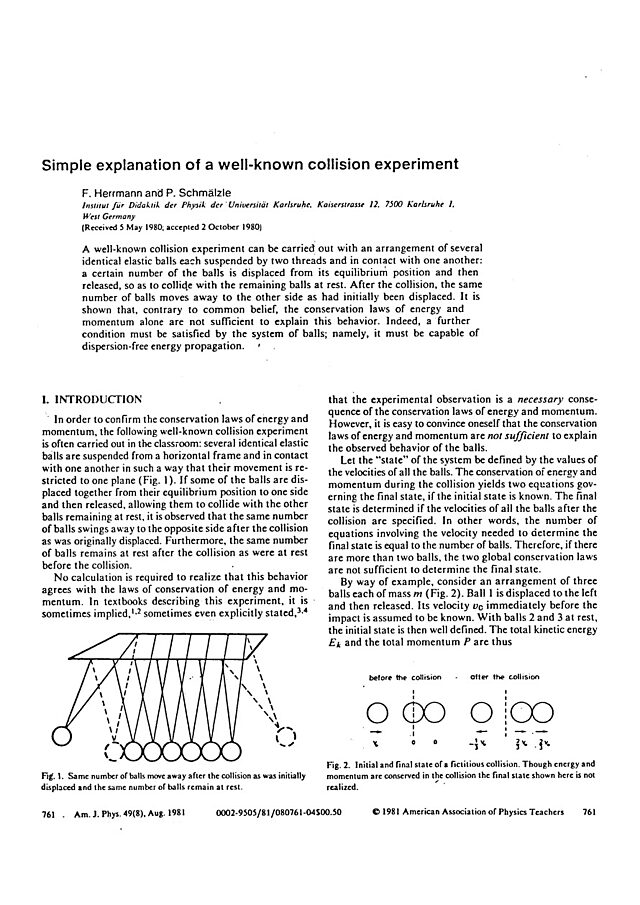 Collision Experiment