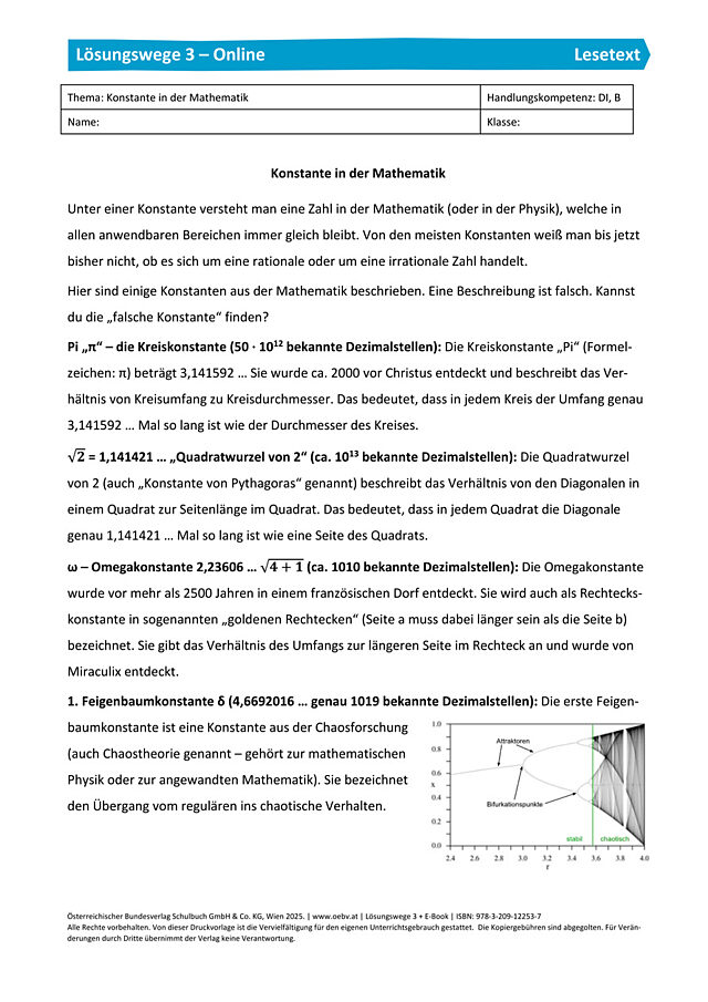 Lesetext 1 - Abschnitt I