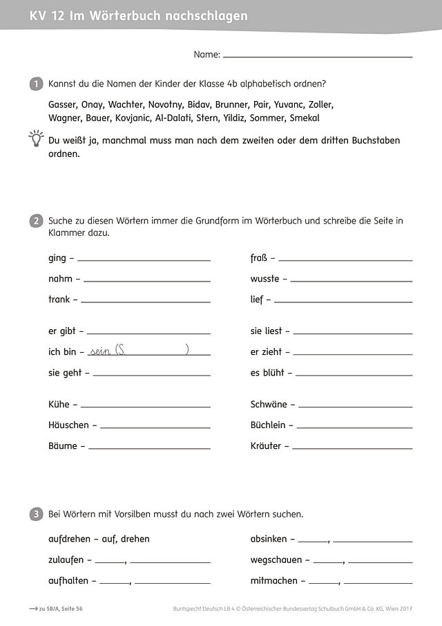 Im Wörterbuch nachschlagen